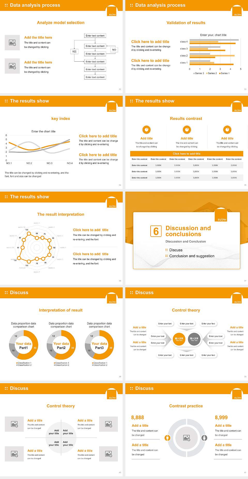 European University of Applied Sciences Graduation Thesis Defense PPT Template4:3 ratio PPT effect preview image5