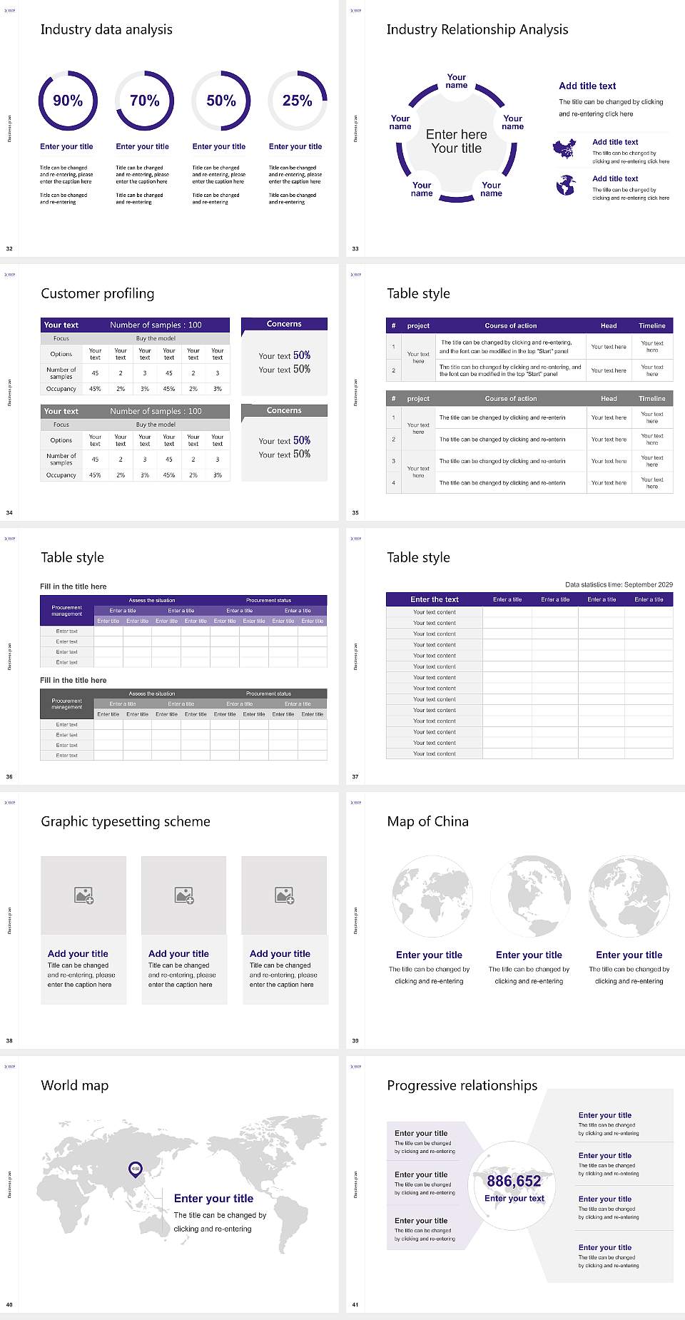 ESCP Business School Berlin Competition/Entrepreneurship Contest PPT Template4:3 ratio PPT effect preview image5