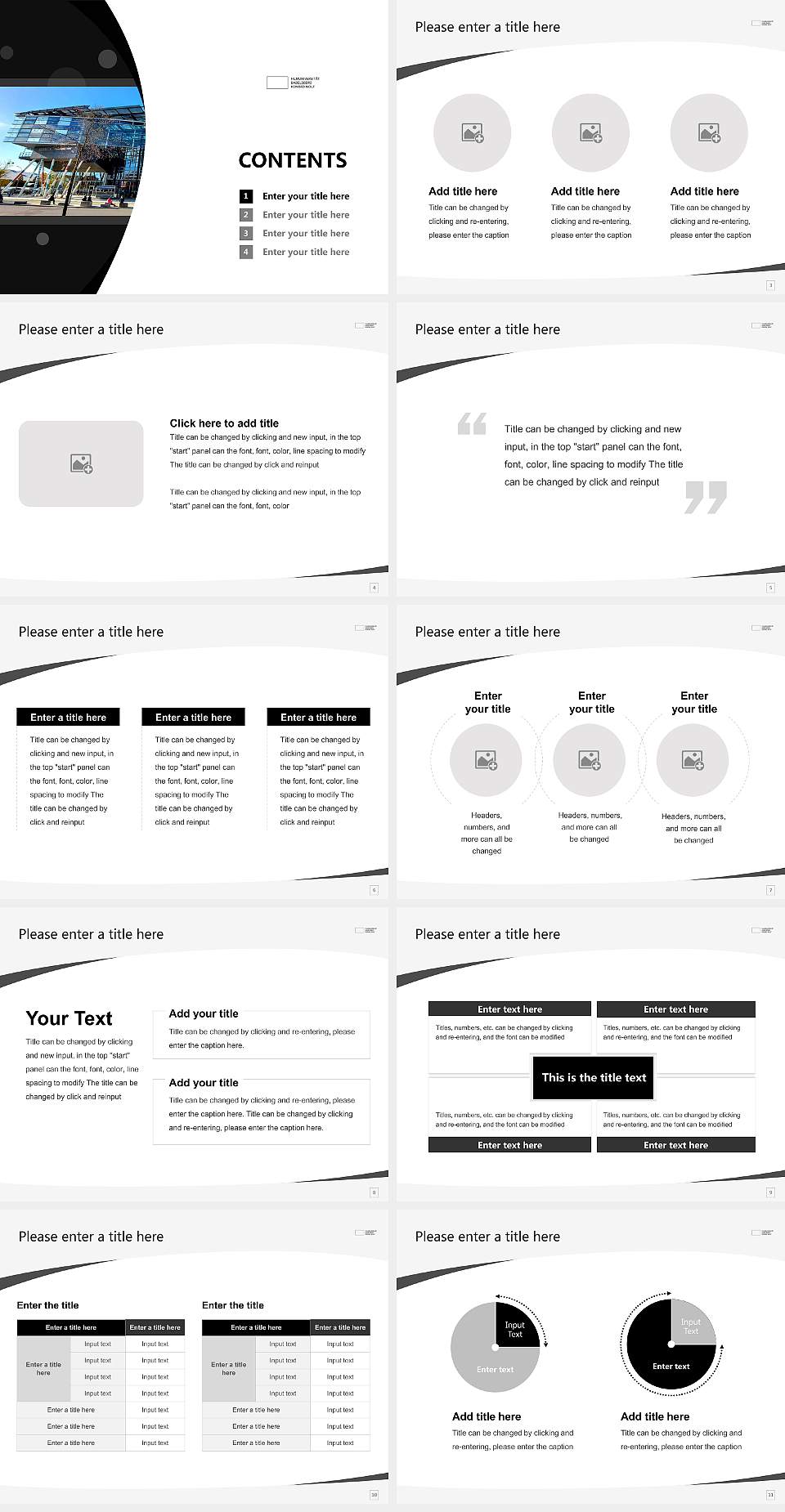 Film University Babelsberg Konrad Wolf Course/Courseware Creation PPT Template4:3 ratio PPT effect preview image2