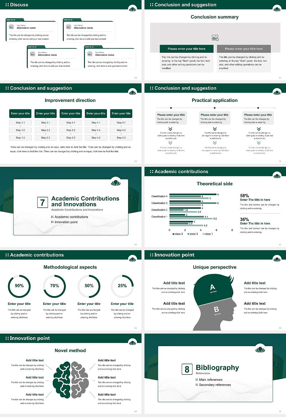 Eberswalde University for Sustainable Development Graduation Thesis Defense PPT Template16:9 ratio PPT effect preview image6