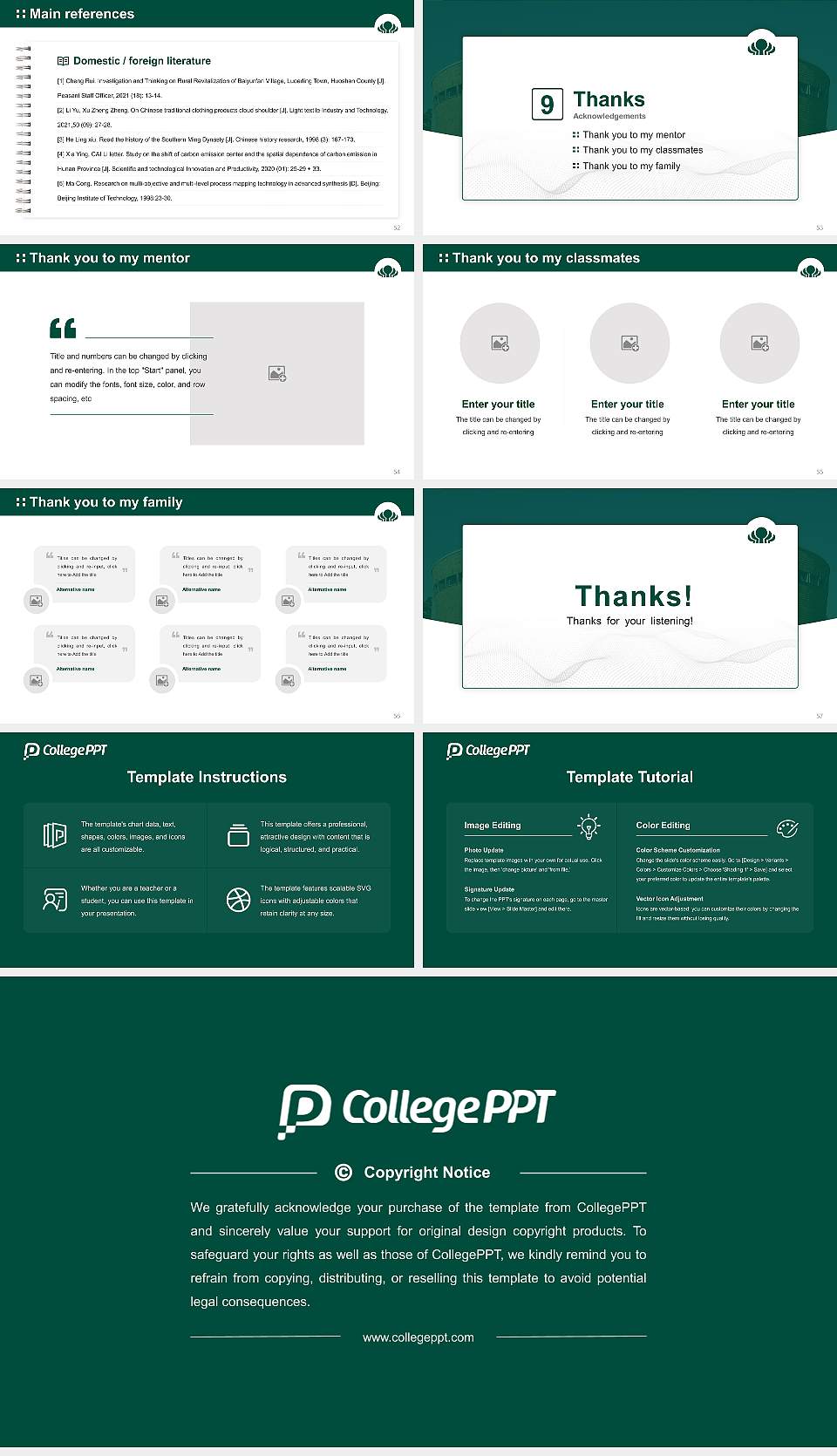 Eberswalde University for Sustainable Development Graduation Thesis Defense PPT Template16:9 ratio PPT effect preview image7