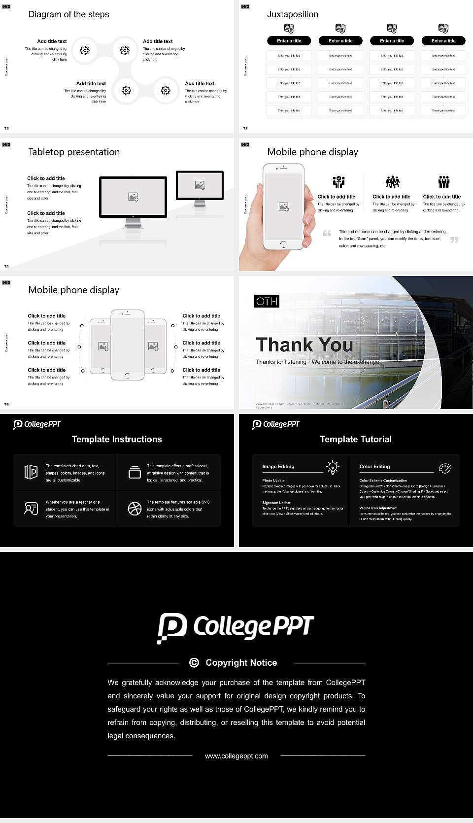 Eastern Bavarian Technical University of Regensburg Competition/Entrepreneurship Contest PPT Template16:9 ratio PPT effect preview image9