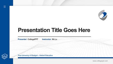 Free University of Stuttgart – Waldorf Education Thesis Proposal/Graduation Defense PPT Template