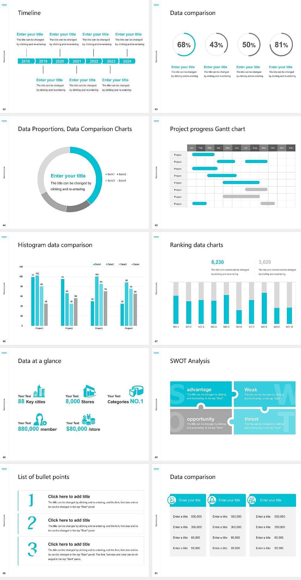 Hamburg University of Technology Competition/Entrepreneurship Contest PPT Template4:3 ratio PPT effect preview image6