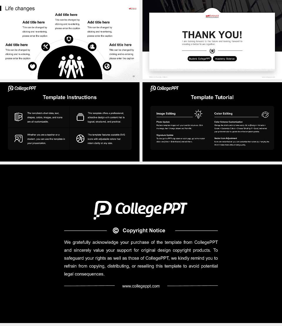 Detmold University of Music National Scholarship Defense PPT Template16:9 ratio PPT effect preview image4