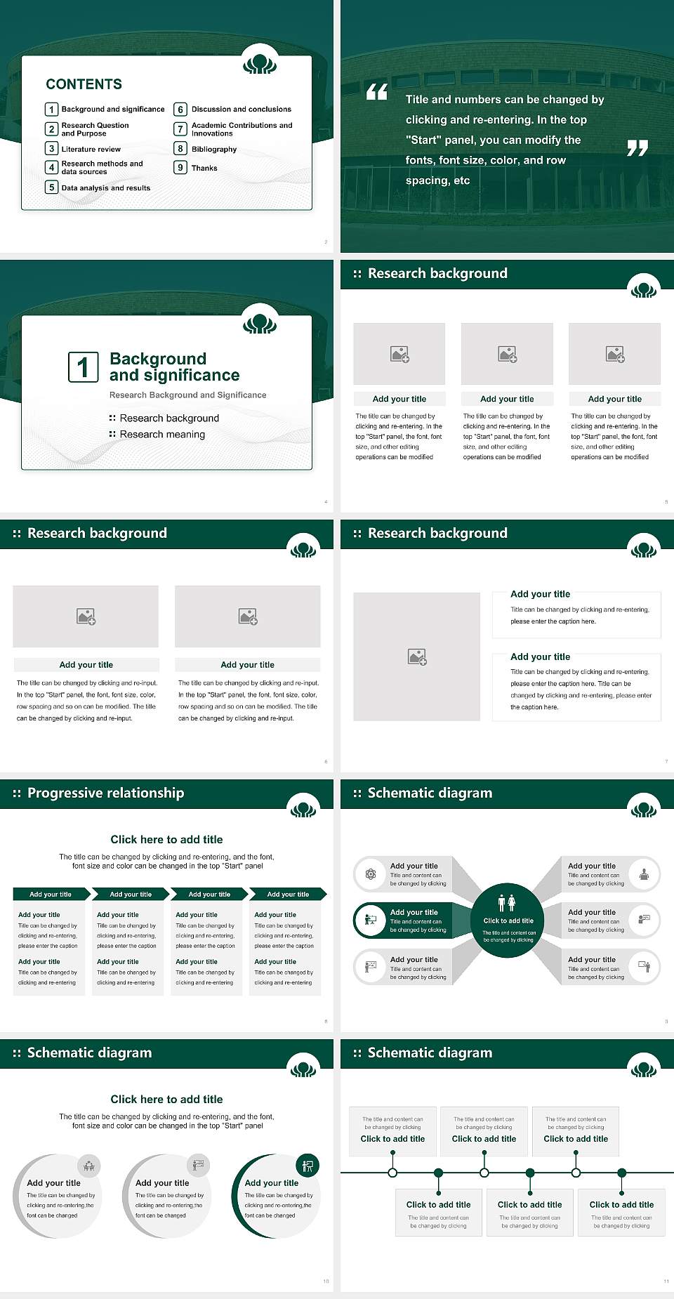 Eberswalde University for Sustainable Development Graduation Thesis Defense PPT Template4:3 ratio PPT effect preview image2