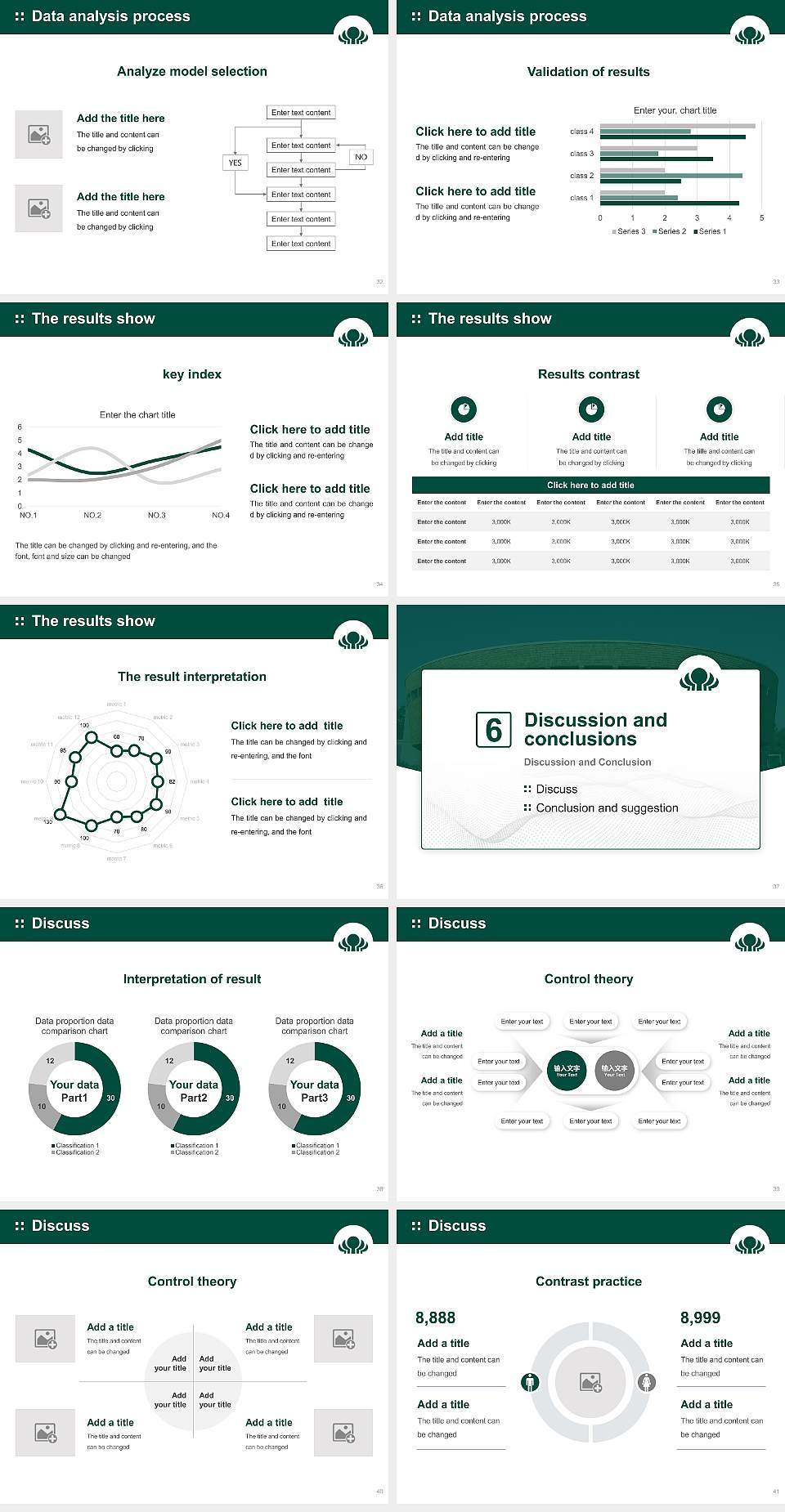 Eberswalde University for Sustainable Development Graduation Thesis Defense PPT Template4:3 ratio PPT effect preview image5