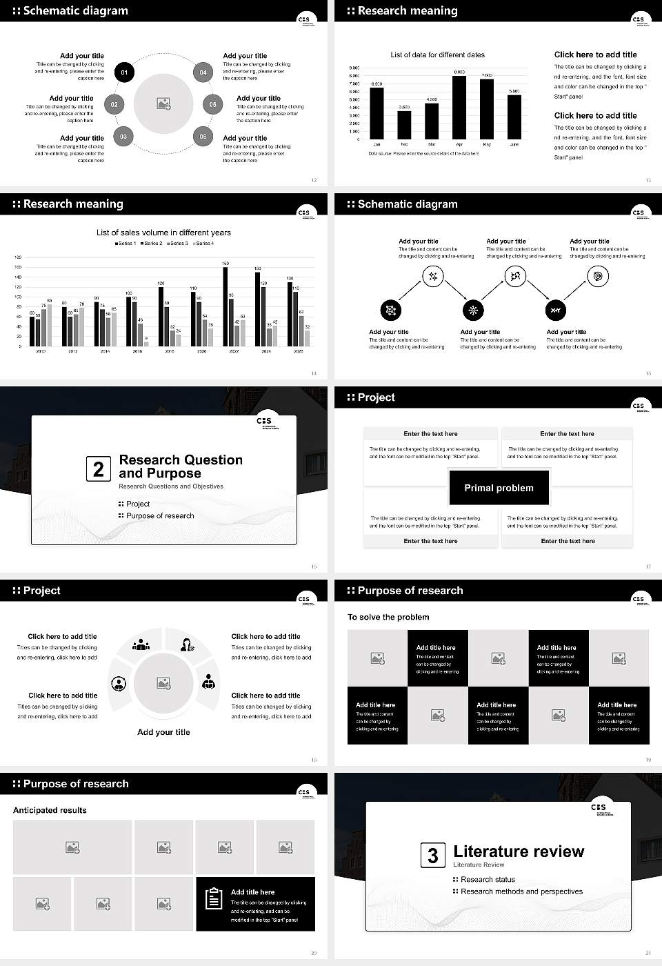 CBS International Business School – Rheine campus Graduation Thesis Defense PPT Template16:9 ratio PPT effect preview image3