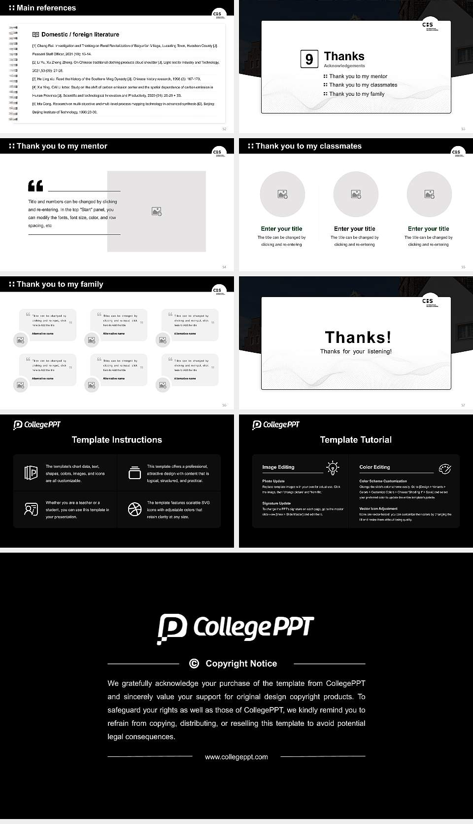 CBS International Business School – Rheine campus Graduation Thesis Defense PPT Template16:9 ratio PPT effect preview image7