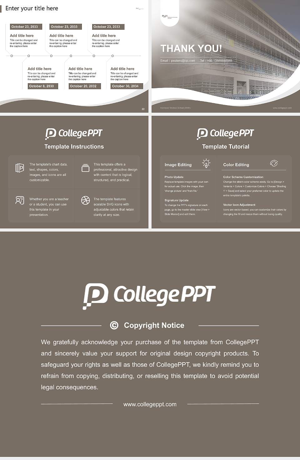 Hannover Medical School (MHH) Lecture Sharing and Networking Event PPT Template4:3 ratio PPT effect preview image4