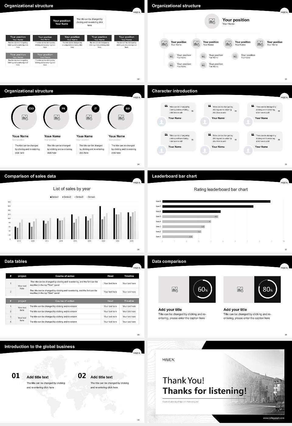 Frankfurt University of Music and Performing Arts Academic Presentation/Research Findings Report PPT Template16:9 ratio PPT effect preview image4