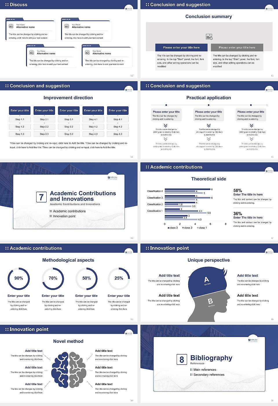 Frankfurt School of Finance and Management Graduation Thesis Defense PPT Template16:9 ratio PPT effect preview image6