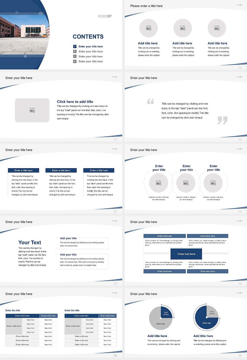 Deggendorf Institute of Technology Course/Courseware Creation PPT Template16:9 ratio PPT effect preview image2