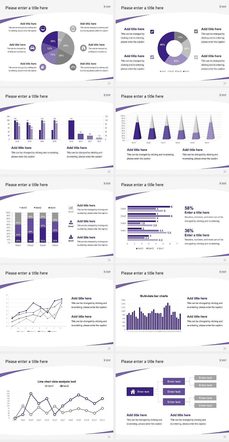 ESCP Business School Berlin Course/Courseware Creation PPT Template4:3 ratio PPT effect preview image3