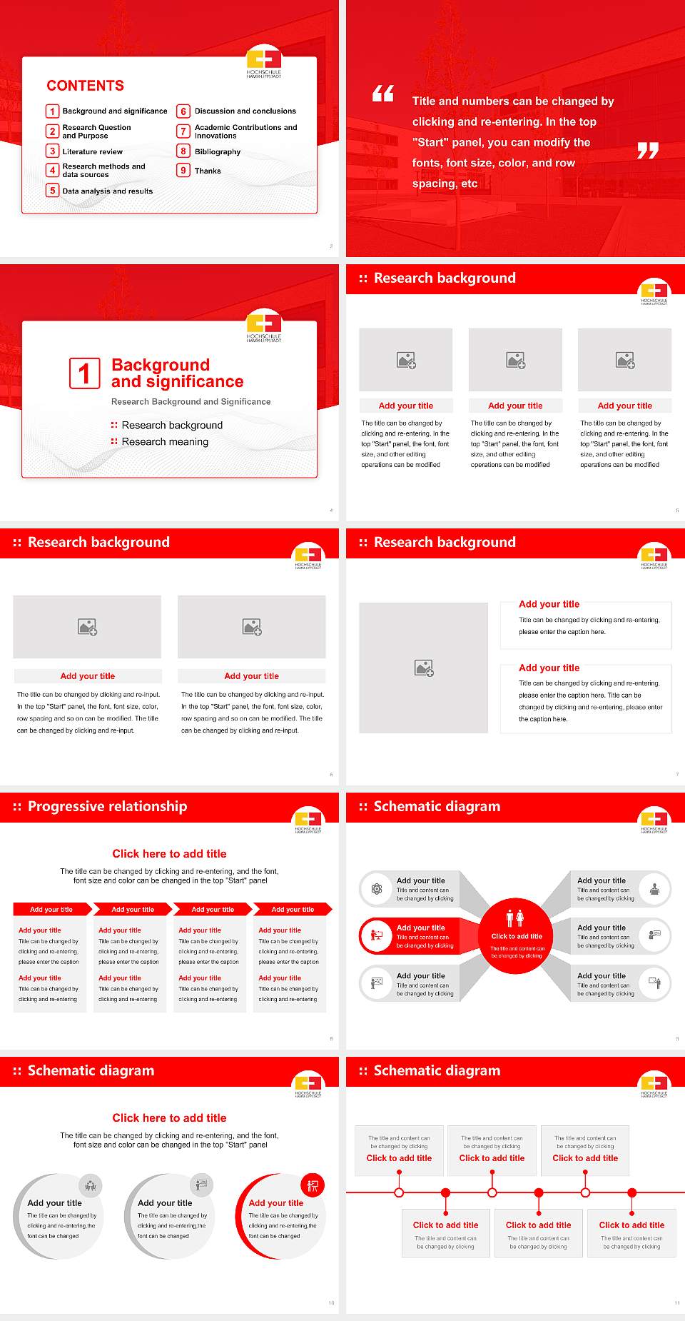 Hamm-Lippstadt University of Applied Sciences Graduation Thesis Defense PPT Template4:3 ratio PPT effect preview image2