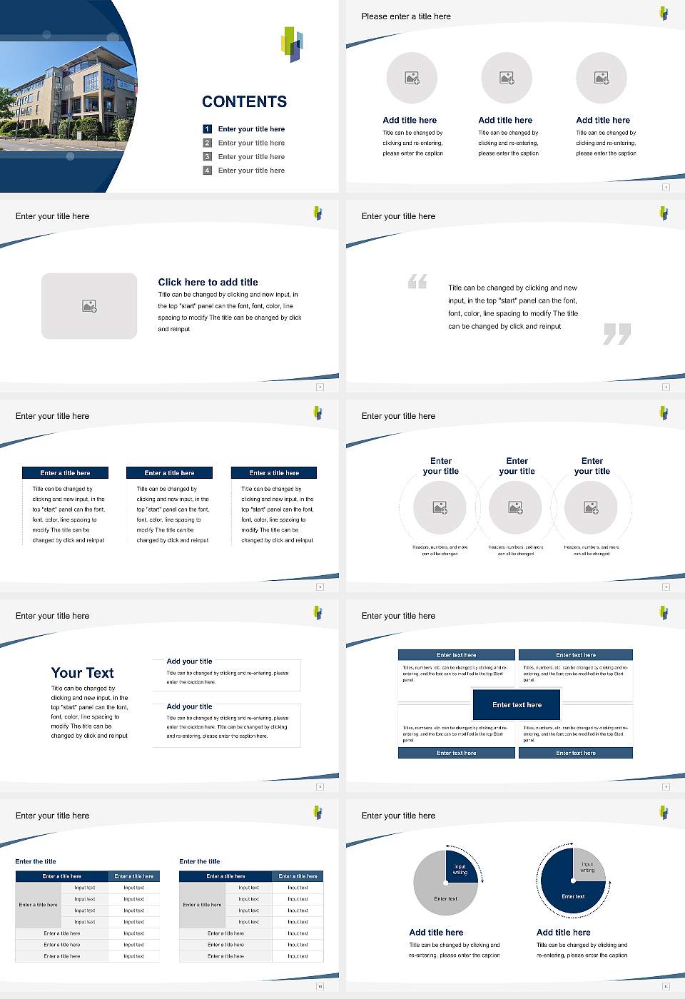 EBZ Business School Course/Courseware Creation PPT Template16:9 ratio PPT effect preview image2