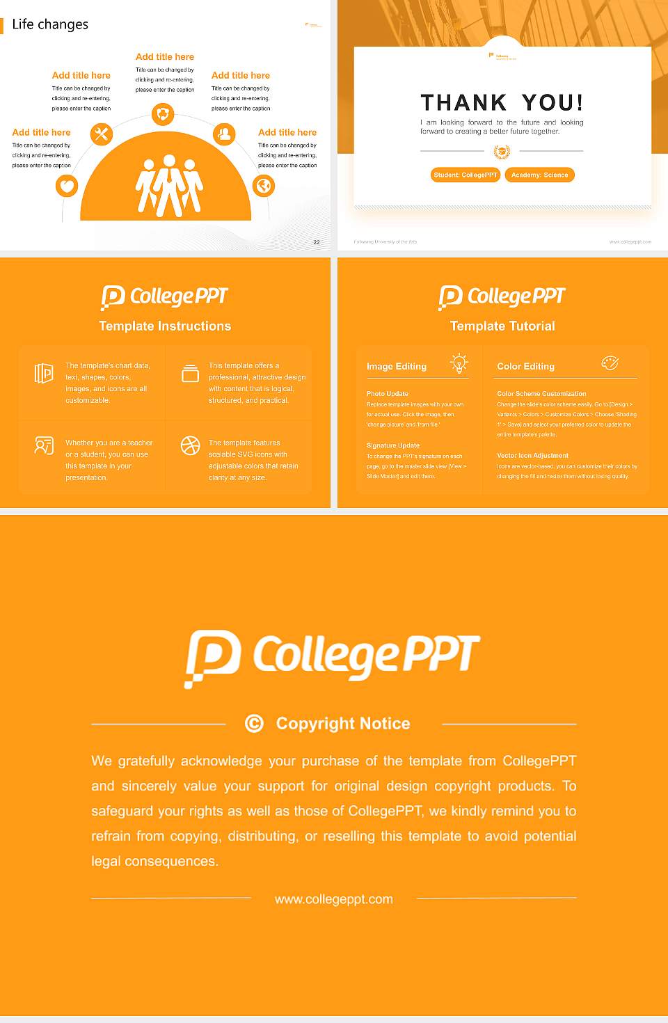 Folkwang University of the Arts National Scholarship Defense PPT Template4:3 ratio PPT effect preview image4