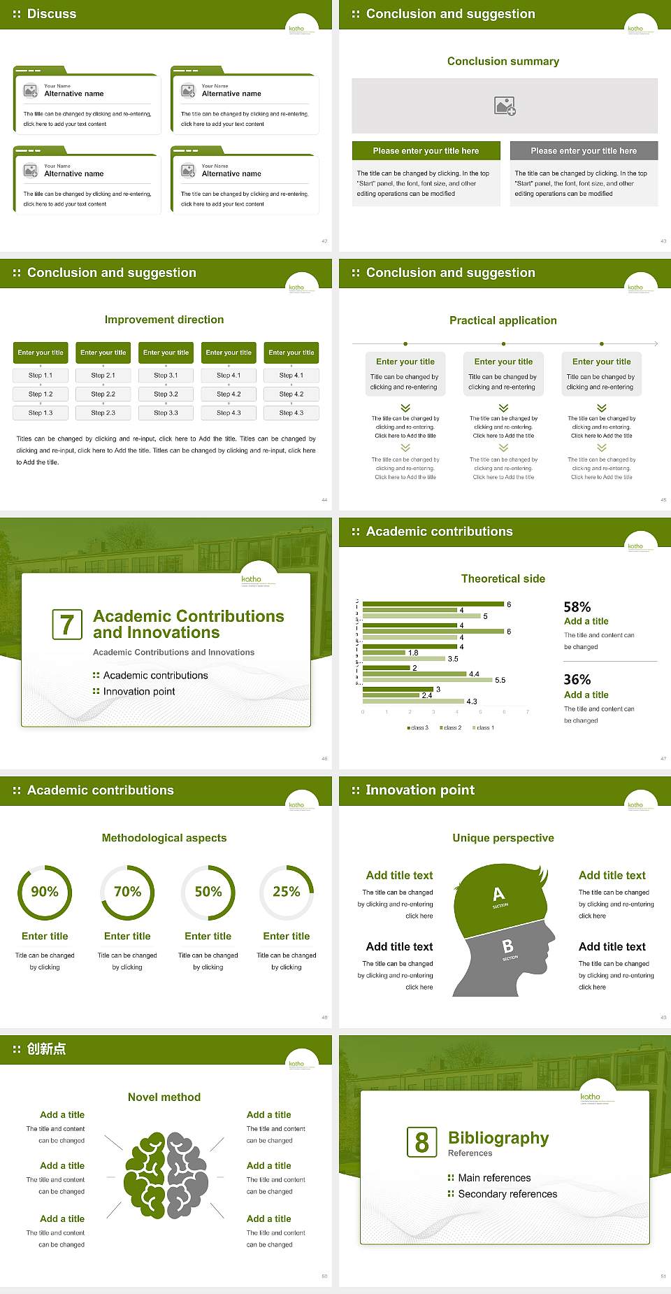 Catholic University of Applied Sciences North Rhine-Westphalia Graduation Thesis Defense PPT Template4:3 ratio PPT effect preview image6