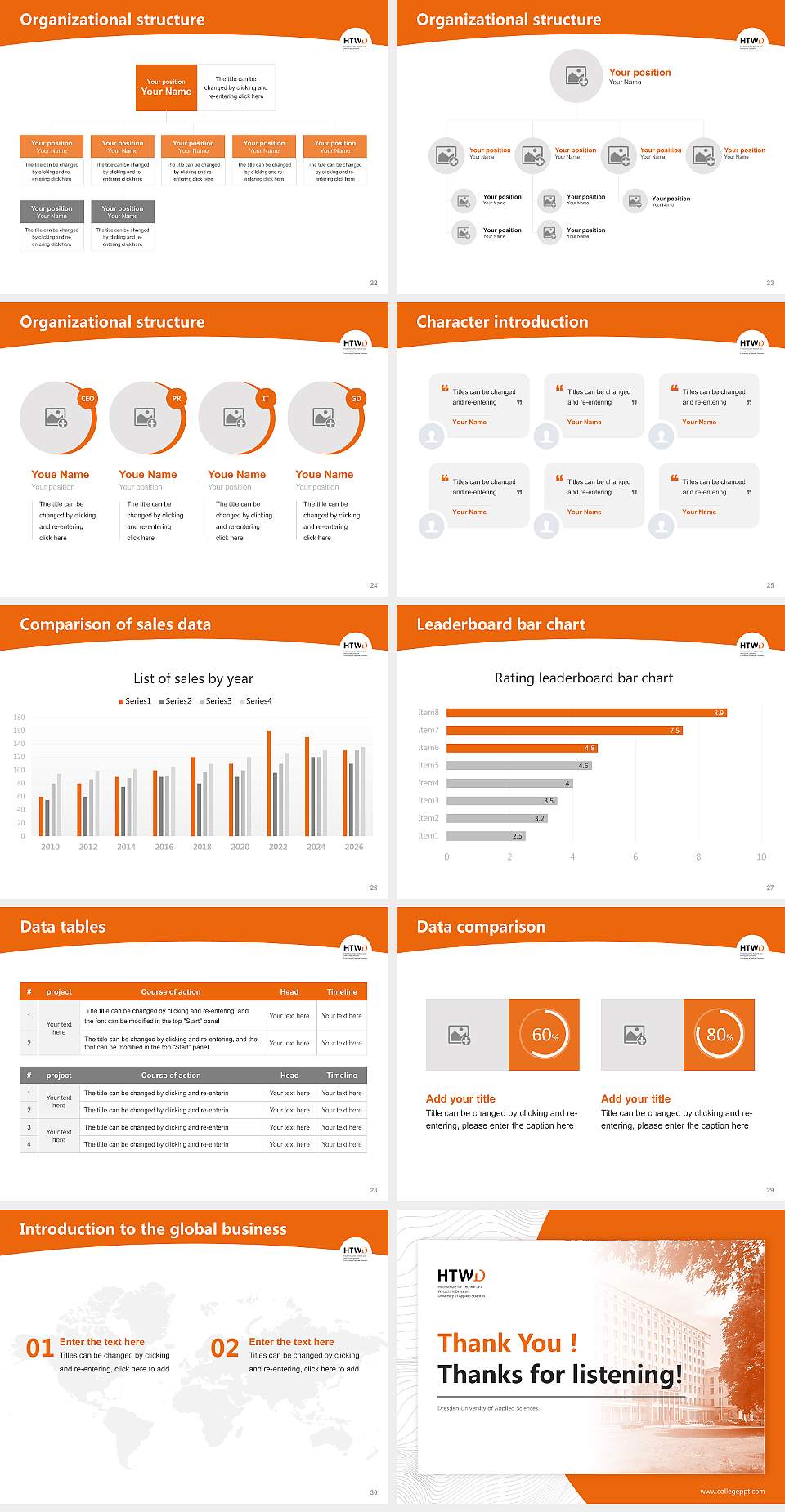 Dresden University of Applied Sciences Academic Presentation/Research Findings Report PPT Template4:3 ratio PPT effect preview image4