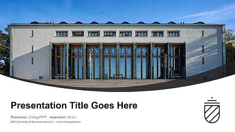 EBS University of Business and Law Course/Courseware Creation PPT Template
