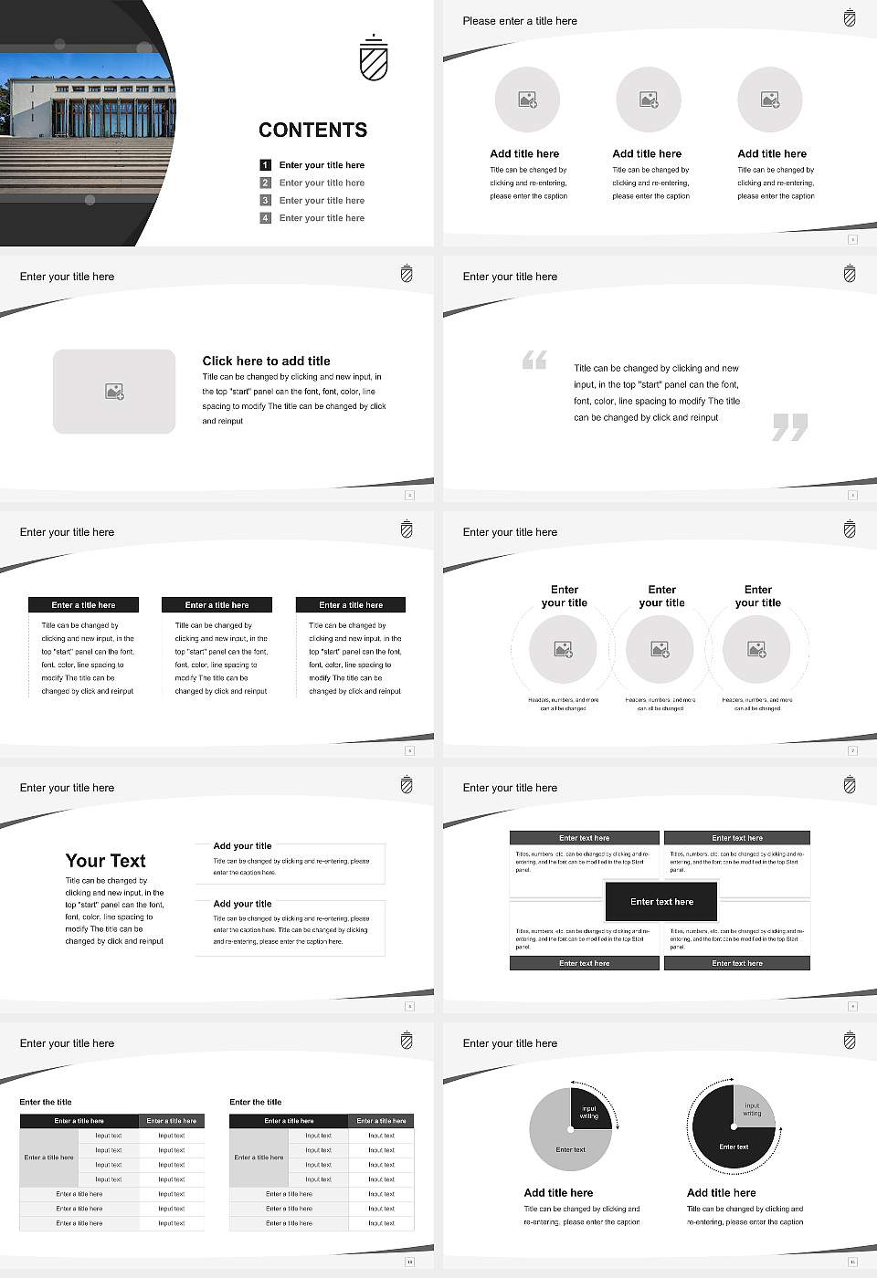 EBS University of Business and Law Course/Courseware Creation PPT Template16:9 ratio PPT effect preview image2