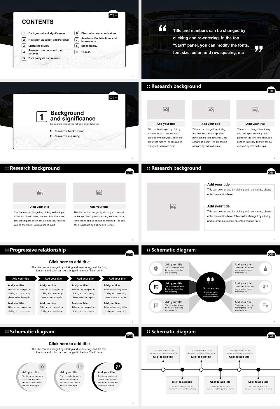 Eastern Bavarian Technical University of Regensburg Graduation Thesis Defense PPT Template16:9 ratio PPT effect preview image2