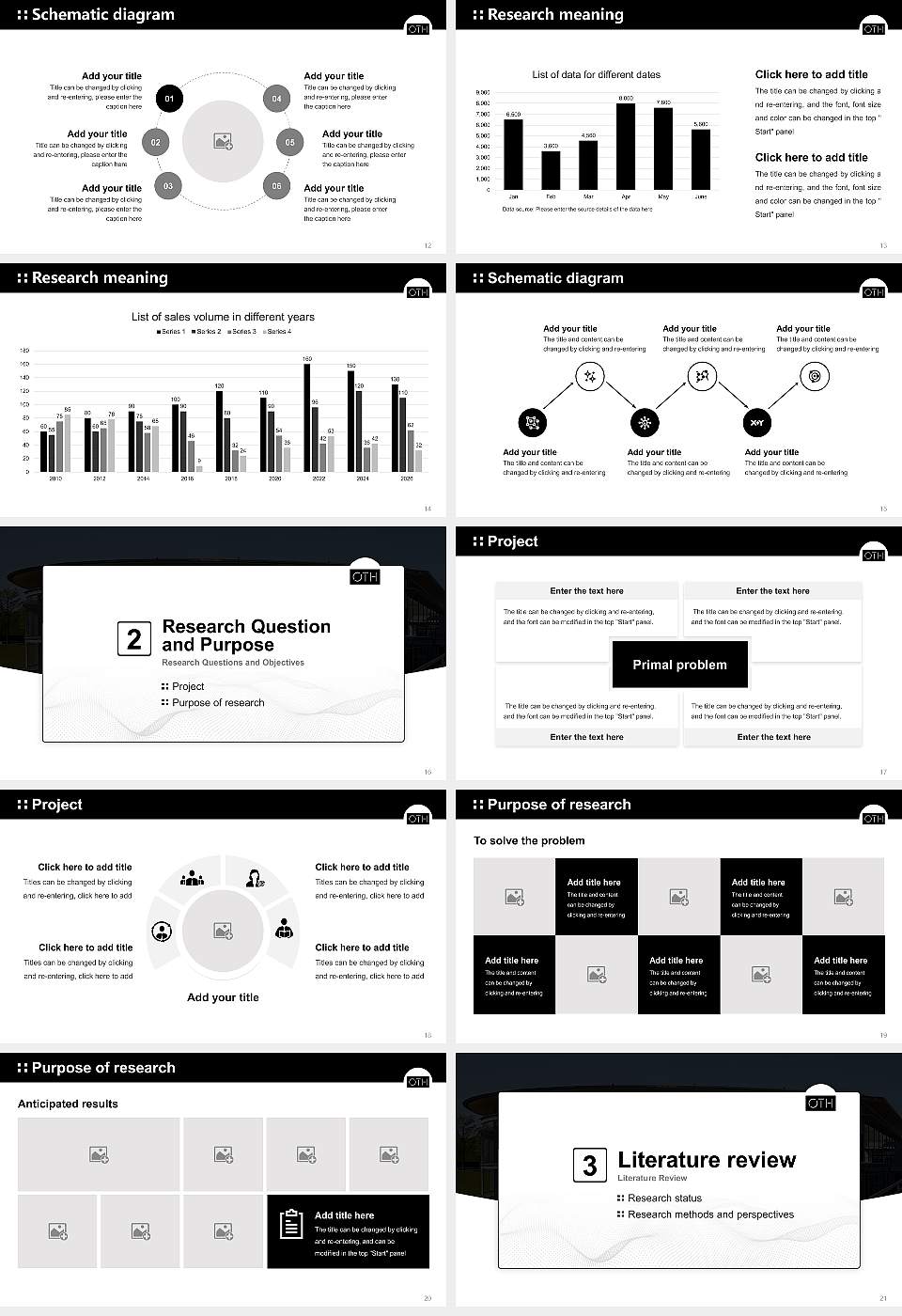 Eastern Bavarian Technical University of Regensburg Graduation Thesis Defense PPT Template16:9 ratio PPT effect preview image3
