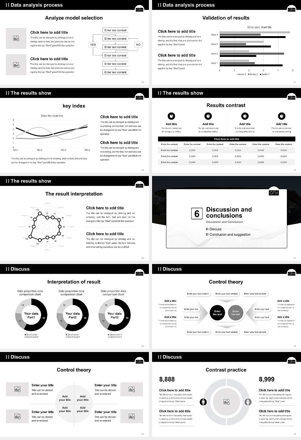 Eastern Bavarian Technical University of Regensburg Graduation Thesis Defense PPT Template16:9 ratio PPT effect preview image5