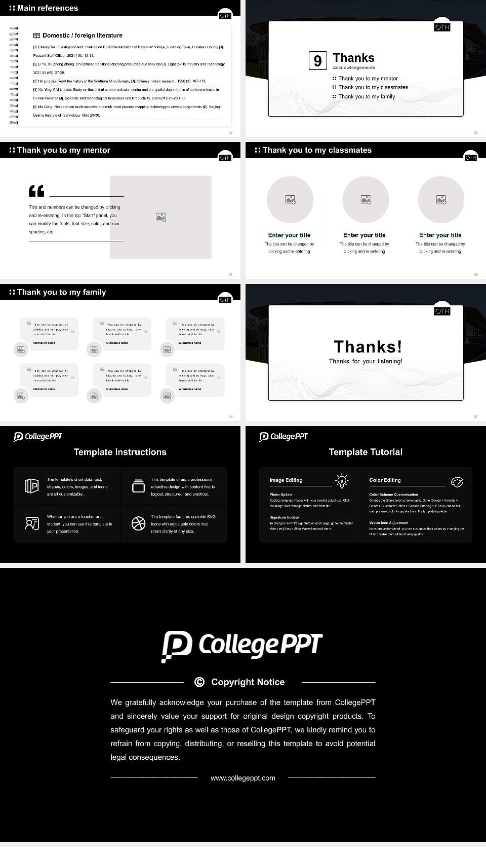 Eastern Bavarian Technical University of Regensburg Graduation Thesis Defense PPT Template16:9 ratio PPT effect preview image7