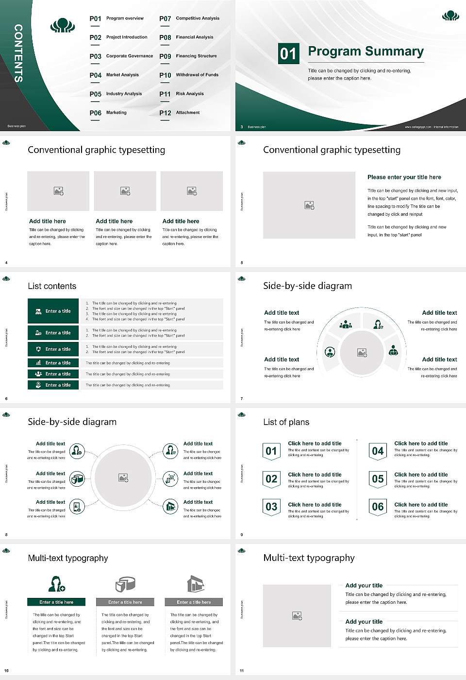 Eberswalde University for Sustainable Development Competition/Entrepreneurship Contest PPT Template16:9 ratio PPT effect preview image2