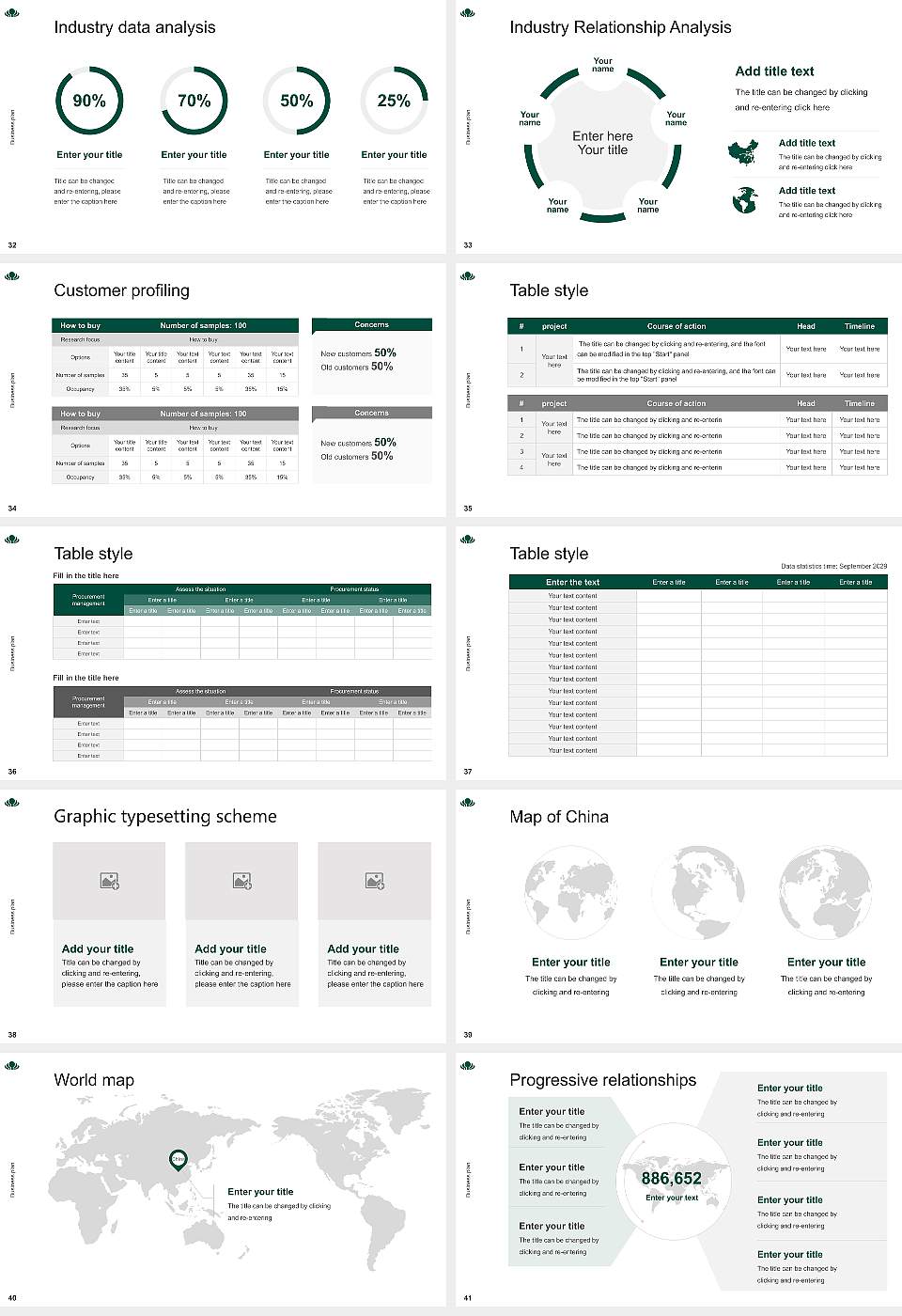 Eberswalde University for Sustainable Development Competition/Entrepreneurship Contest PPT Template16:9 ratio PPT effect preview image5