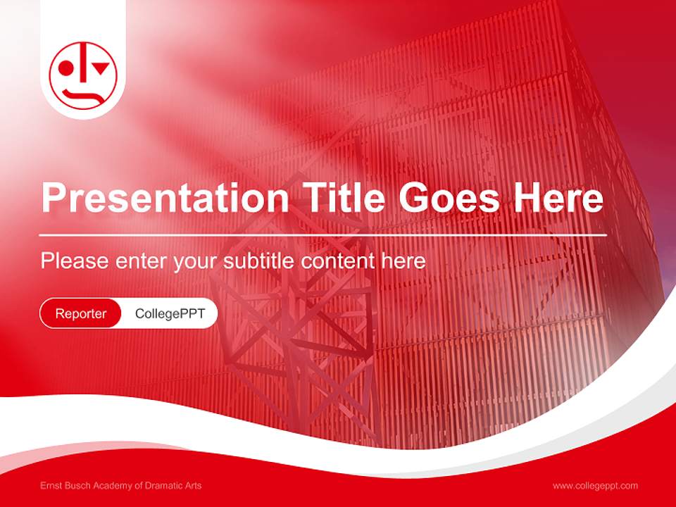 Ernst Busch Academy of Dramatic Arts Lecture Sharing and Networking Event PPT Template4:3 ratio PPT effect preview image4