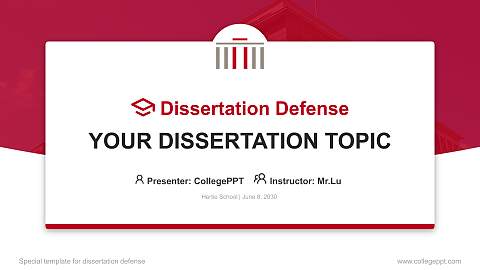 Hertie School Graduation Thesis Defense PPT Template
