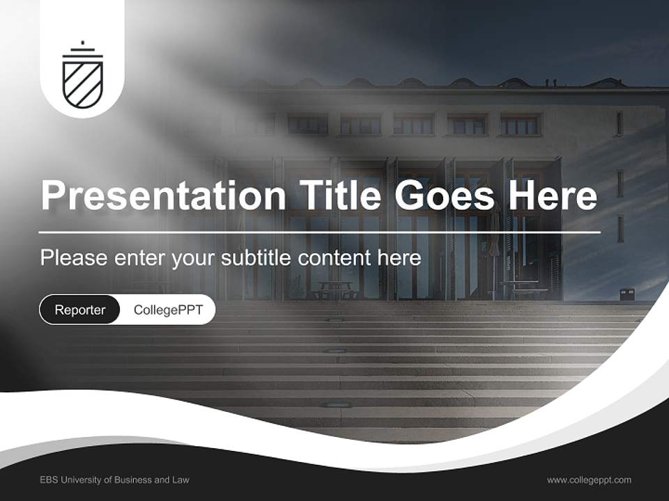 EBS University of Business and Law Lecture Sharing and Networking Event PPT Template4:3 ratio PPT effect preview image4