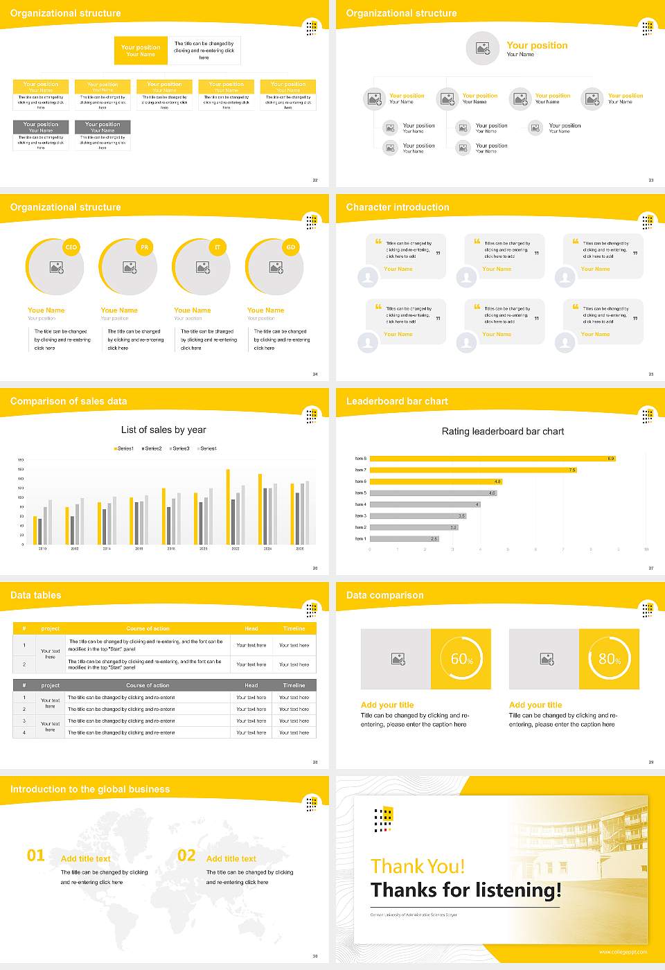 German University of Administrative Sciences Speyer Academic Presentation/Research Findings Report PPT Template16:9 ratio PPT effect preview image4