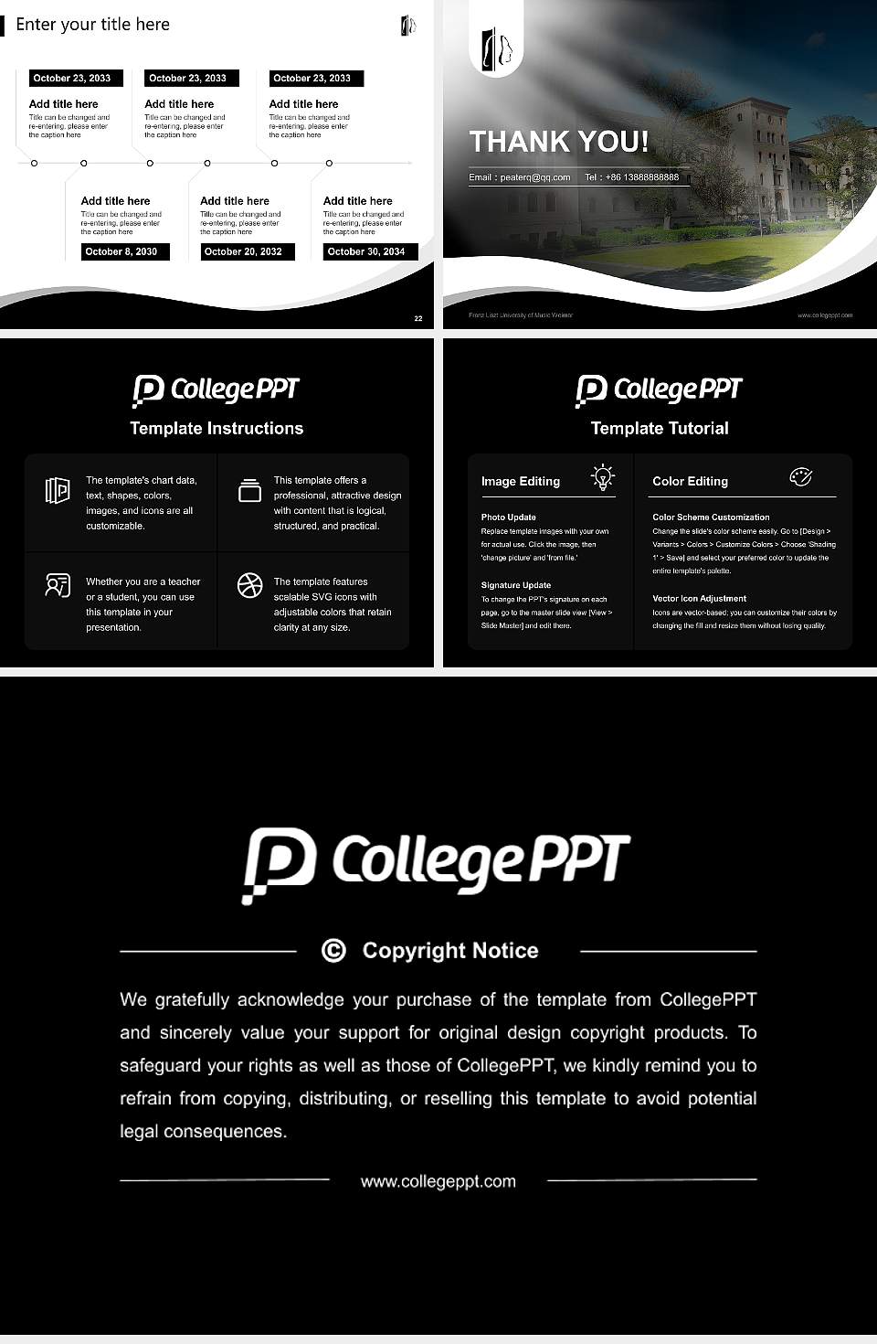 Franz Liszt University of Music Weimar Lecture Sharing and Networking Event PPT Template4:3 ratio PPT effect preview image4