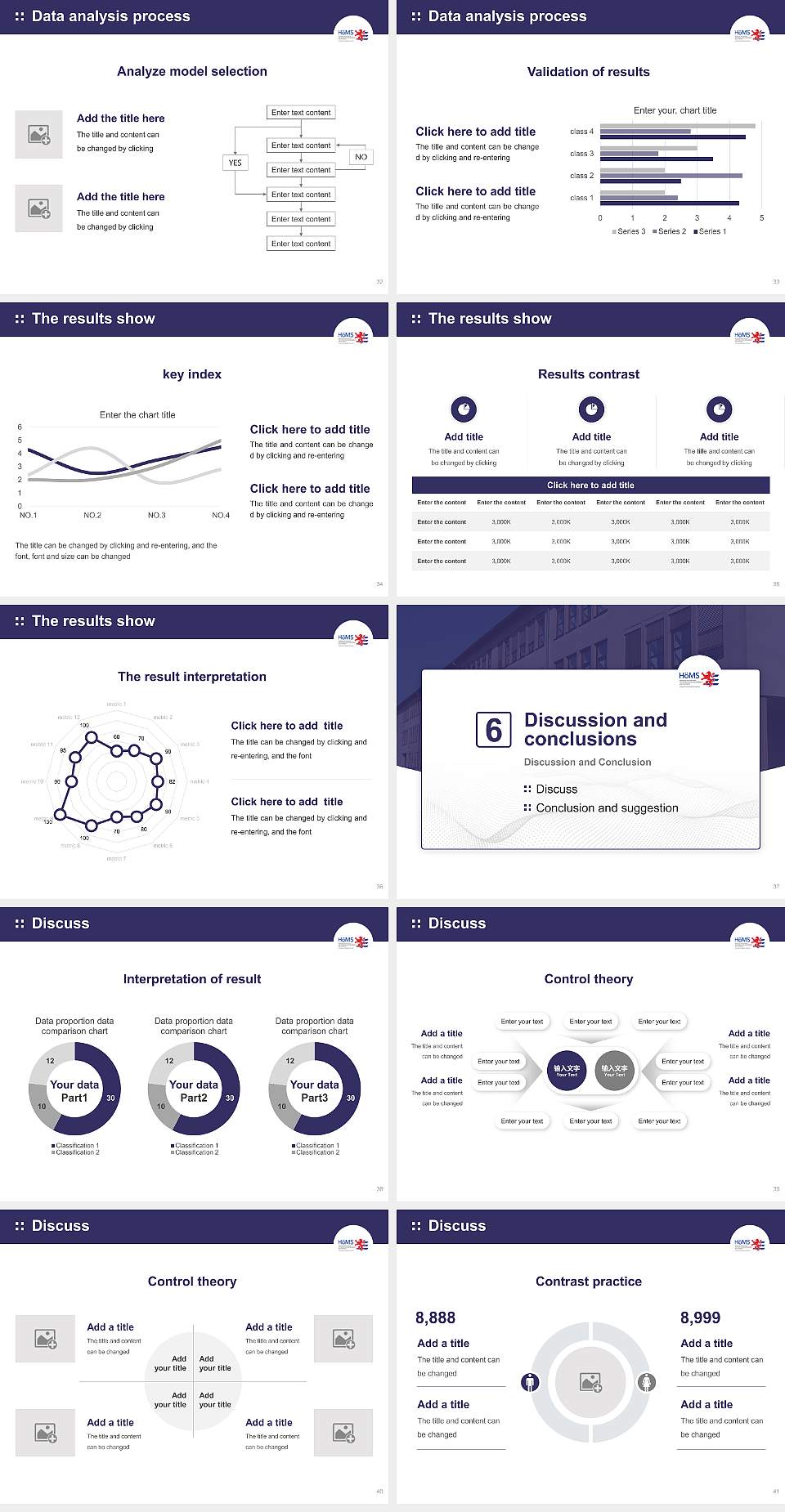 Hessian University of Public Management and Security Graduation Thesis Defense PPT Template4:3 ratio PPT effect preview image5
