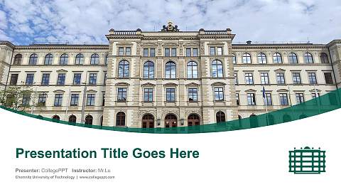 Chemnitz University of Technology Course/Courseware Creation PPT Template