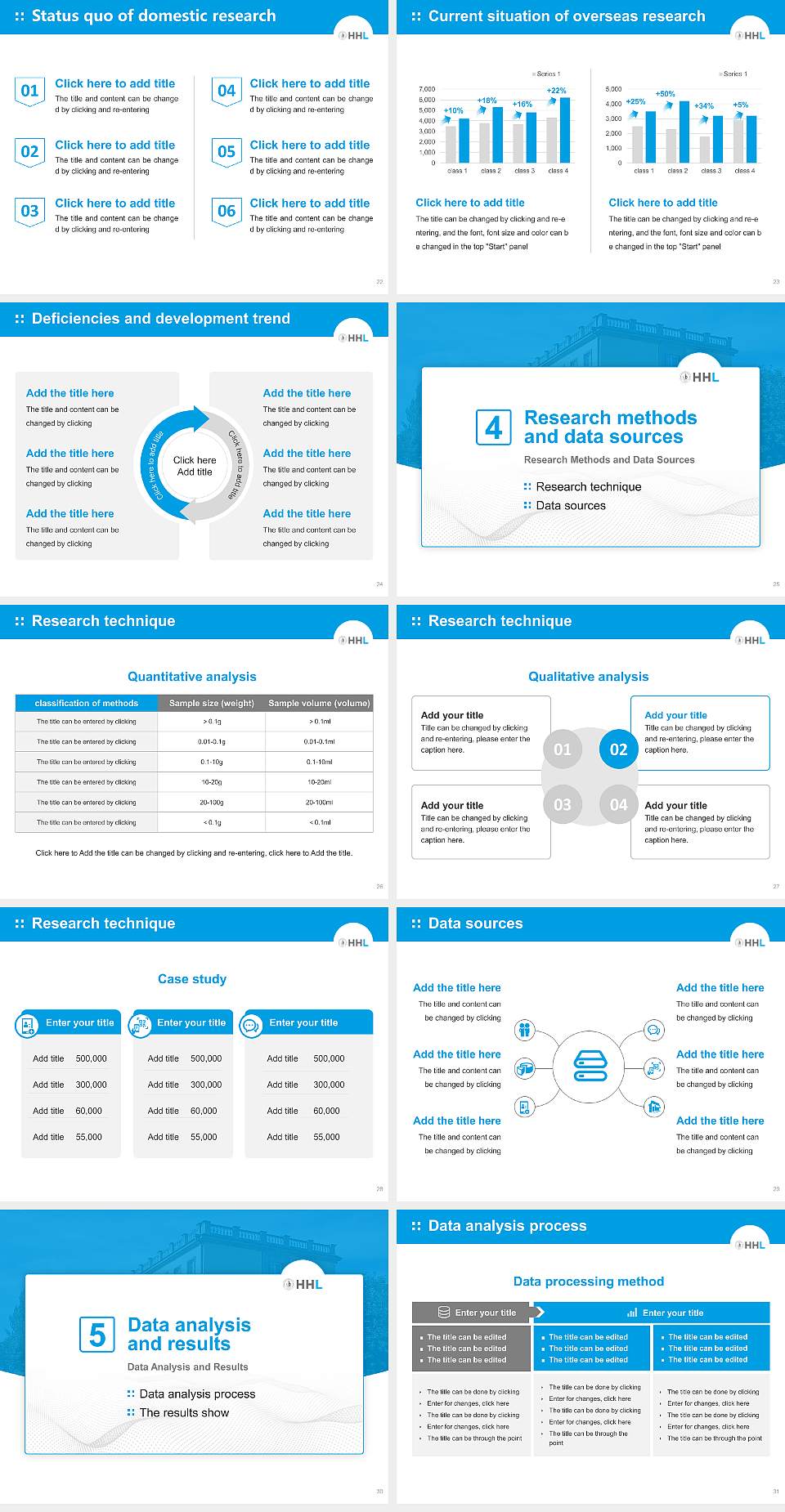 HHL Leipzig Graduate School of Management Graduation Thesis Defense PPT Template4:3 ratio PPT effect preview image4