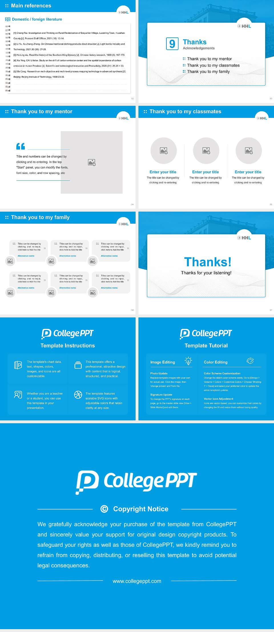HHL Leipzig Graduate School of Management Graduation Thesis Defense PPT Template4:3 ratio PPT effect preview image7