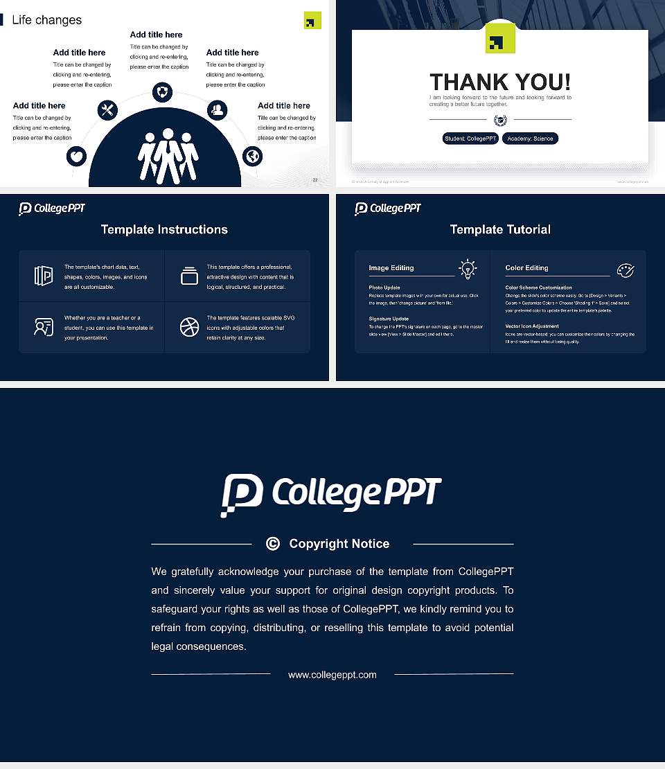 Gisma University of Applied Sciences National Scholarship Defense PPT Template16:9 ratio PPT effect preview image4