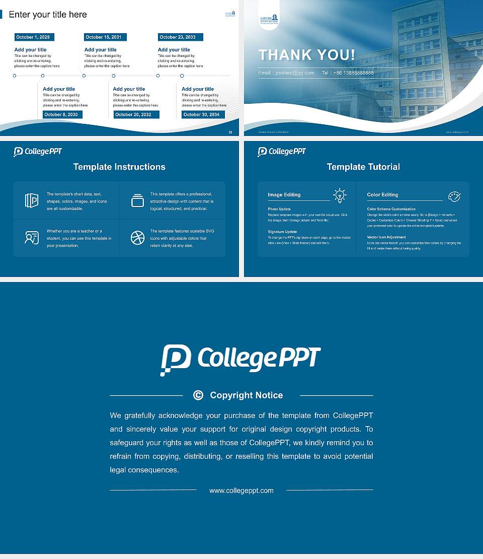 Goethe University Frankfurt Lecture Sharing and Networking Event PPT Template16:9 ratio PPT effect preview image4
