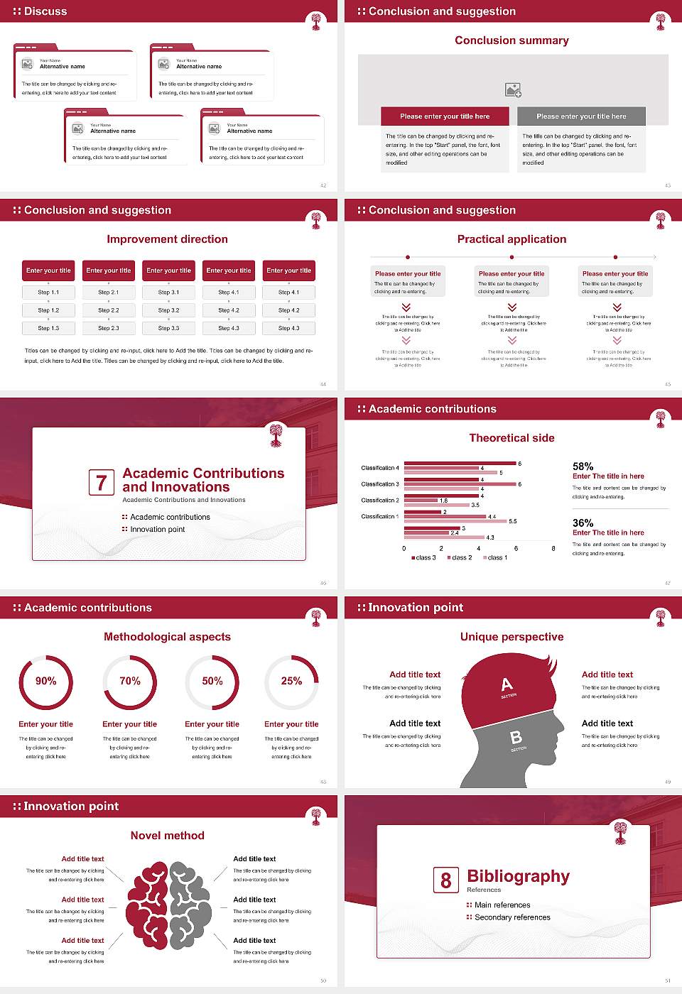 Eberhard Karls University of Tübingen Graduation Thesis Defense PPT Template16:9 ratio PPT effect preview image6