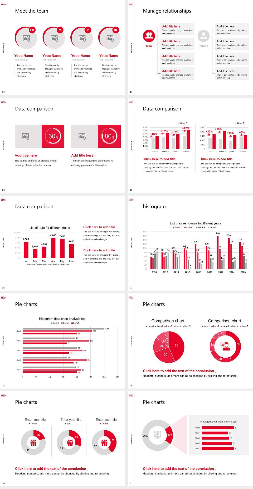 Hochschule Düsseldorf Competition/Entrepreneurship Contest PPT Template4:3 ratio PPT effect preview image4