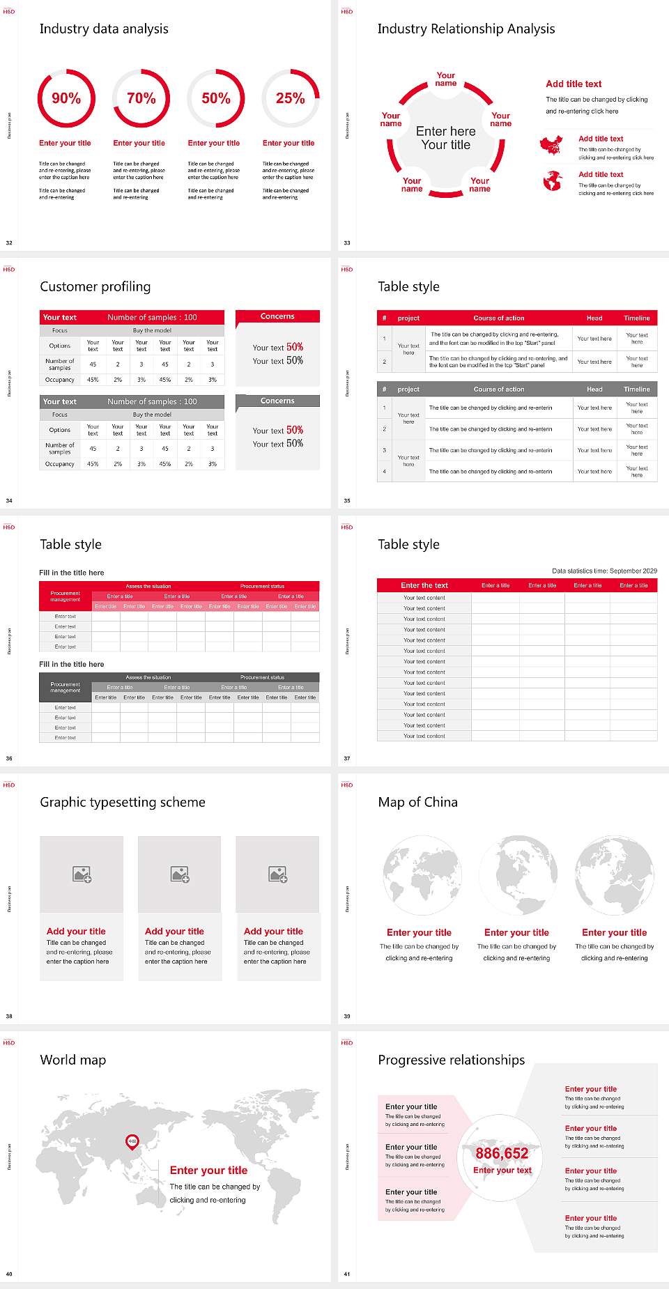 Hochschule Düsseldorf Competition/Entrepreneurship Contest PPT Template4:3 ratio PPT effect preview image5