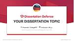 German University for Prevention and Health Management Soutenance de thèse Modèle PPT