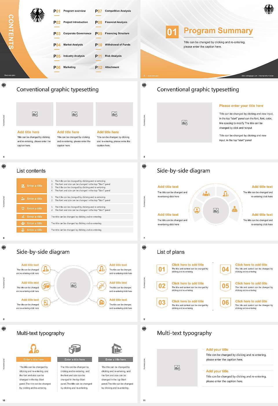 Federal University of Public Administration Competition/Entrepreneurship Contest PPT Template16:9 ratio PPT effect preview image2