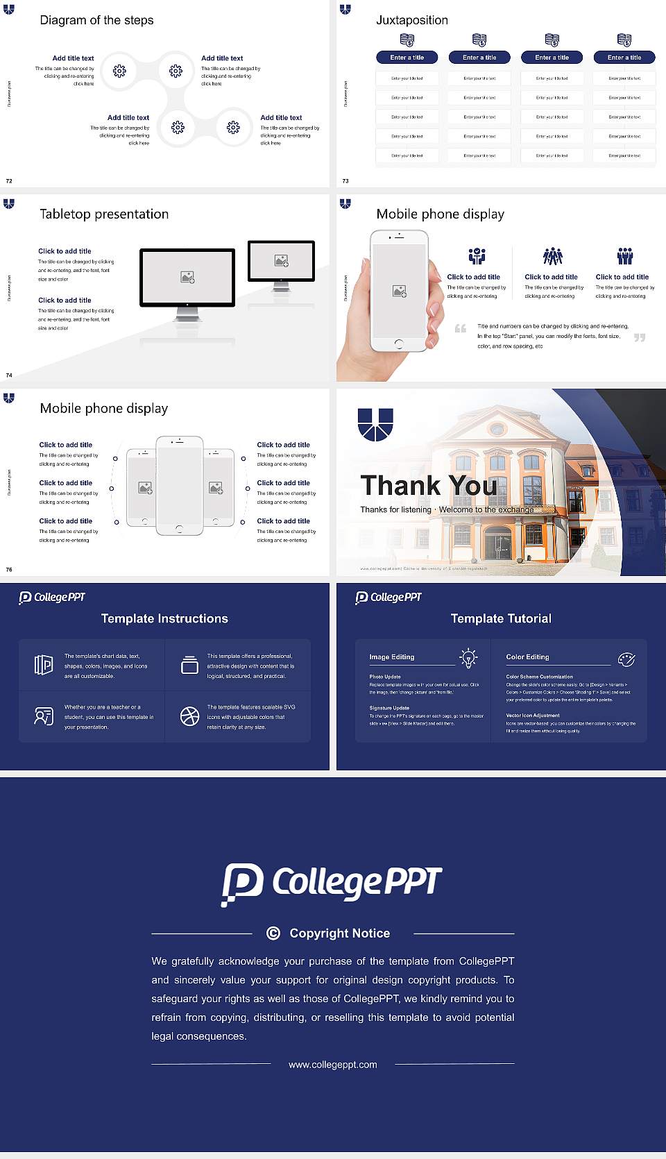 Catholic University of Eichstätt-Ingolstadt Competition/Entrepreneurship Contest PPT Template16:9 ratio PPT effect preview image9