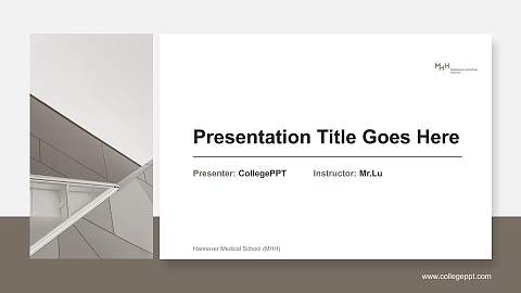 Hannover Medical School (MHH) General PPT Template