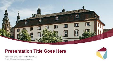 Faculty of Theology Fulda Course/Courseware Creation PPT Template